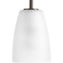 Progress Leap P500029 009 1 100 Watt MED MINI PENDANT in Brushed Nickel Finish Model: P500029-009