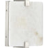 Progress LED Alabaster Stone Sconce P710081 009 30 1 9.5 Watt LED WALL SCONCE in Brushed Nickel Finish Model: P710081-009-30