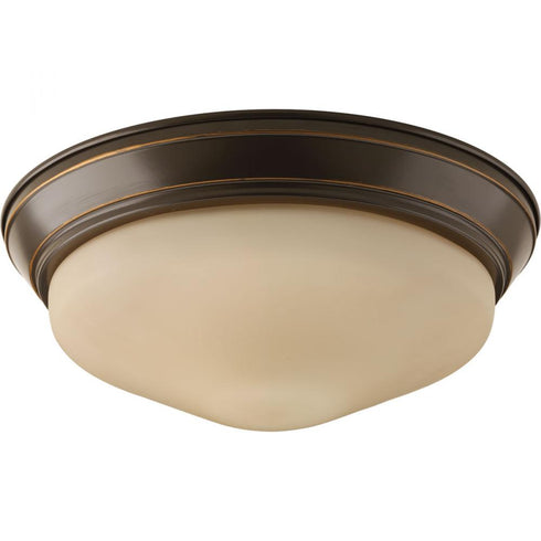 Progress Led Flush Mount 1 Light 17 Watt LED 3000K FLUSH MOUNT in Antique Bronze Finish Model: P2321-2030K9