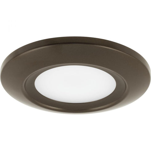 Progress Led Flush Mount 1 Light 5.5 Inch LED Slim Line Surface Mount in Antique Bronze Finish Model: P8108-20-30K