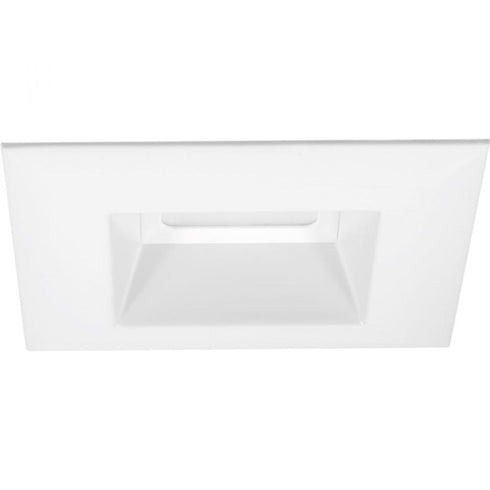 Progress LED Retrofit Square 1 Light 5 Inch LED Square Recessed trim in White Finish Model: P8161-28-30K