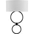 Progress LED Shaded Sconce Collection in Brushed Nickel One Light Circle LED Wall Sconce Model: P710058-009-30