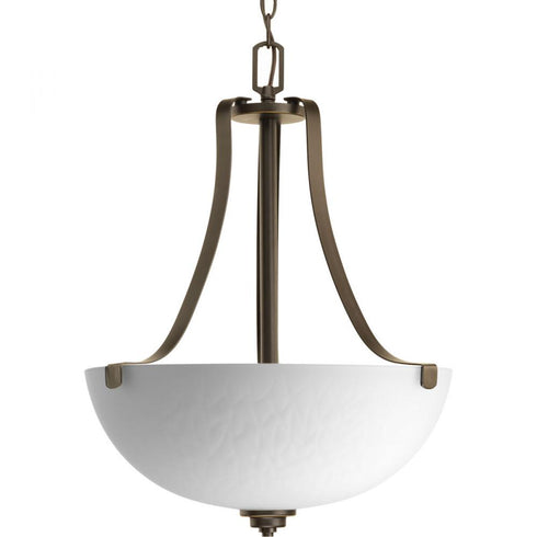 Progress Legend Collection Three Light Inverted Pendant in Antique Bronze Finish Model: P3505-20