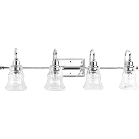 Progress Litchfield P300140 015 4 60 Watt MED BATH BRACKET in Polished Chrome Finish Model: P300140-015
