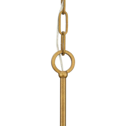 Progress Loretta Collection 28.25 in. Nine Light in Gold Ombre Transitional Chandelier Model: P400365-204