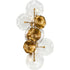 Progress Loretta Collection Four Light in Gold Ombre Transitional Wall Sconce Model: P710124-204