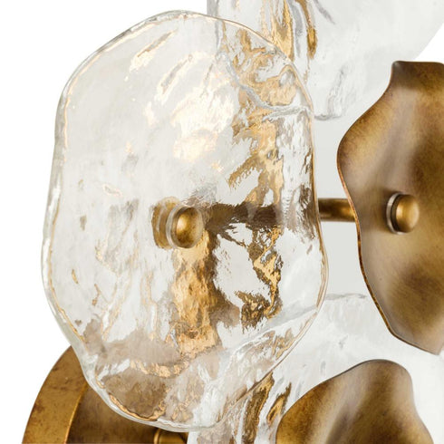 Progress Loretta Collection Four Light in Gold Ombre Transitional Wall Sconce Model: P710124-204