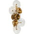 Progress Loretta Collection Four Light in Gold Ombre Transitional Wall Sconce Model: P710124-204