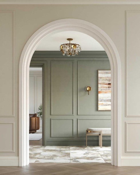 Progress Loretta Collection One Light in Gold Ombre Transitional Wall Bracket Model: P710128-204