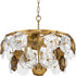 Progress Loretta Collection Six Light in Gold Ombre Transitional Chandelier Model: P400364-204