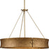 Progress Lusail Collection 5 Light in Soft Gold Luxe Industrial Chandelier Model: P400357-205