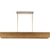 Progress Lusail Collection Eight Light in Soft Gold Luxe Industrial Island Light Model: P400369-205