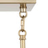 Progress Lusail Collection Eight Light in Soft Gold Luxe Industrial Island Light Model: P400369-205
