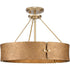 Progress Lusail Collection Four Light in Soft Gold Luxe Industrial Pendant Model: P500437-205
