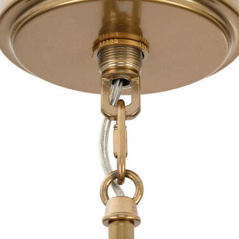 Progress Lusail Collection Six Light in Soft Gold Luxe Industrial Chandelier Model: P400358-205