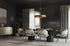Progress Lusail Collection Six Light in Soft Gold Luxe Industrial Chandelier Model: P400358-205