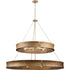 Progress Lusail Collection Thirteen Light in Soft Gold Luxe Industrial Chandelier Model: P400377-205