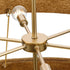 Progress Lusail Collection Thirteen Light in Soft Gold Luxe Industrial Chandelier Model: P400377-205