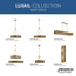 Progress Lusail Collection Thirteen Light in Soft Gold Luxe Industrial Chandelier Model: P400377-205