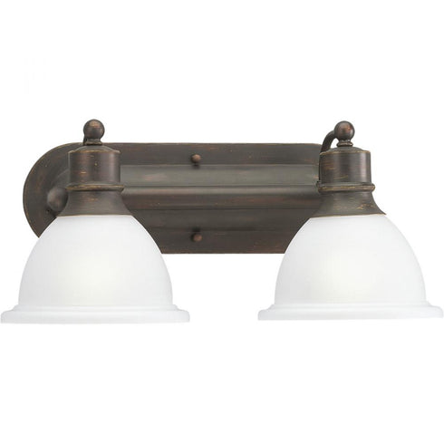 Progress Madison P3162 09 2 100 Watt MED BATH BRKT in Brushed Nickel Finish Model: P3162-09