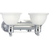 Progress Madison P3162 09 2 100 Watt MED BATH BRKT in Brushed Nickel Finish Model: P3162-09