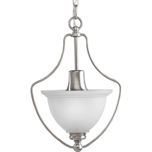 Progress Madison P3792 09 1 75 Watt MED HAL FOYER in Brushed Nickel Finish Model: P3792-09
