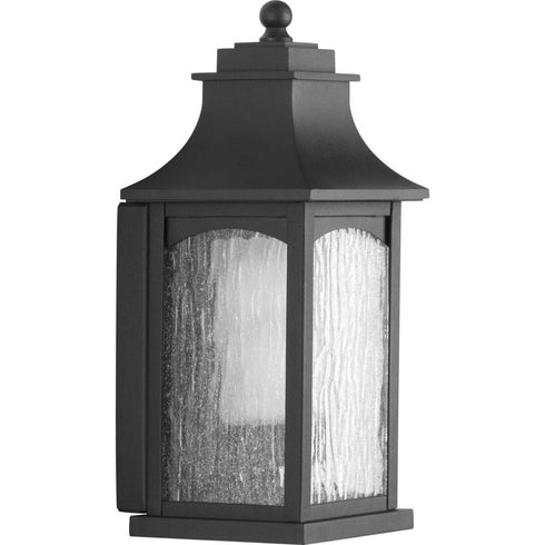Progress Maison P6634 31CD 1 60 Watt CAND WALL LANTERN in Textured Black Finish Model: P6634-31CD