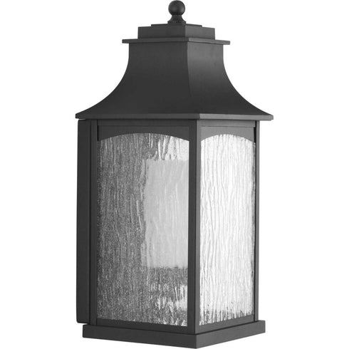 Progress Maison P6636 31MD 1 00 Watt MED WALL LANTERN in Textured Black Finish Model: P6636-31MD