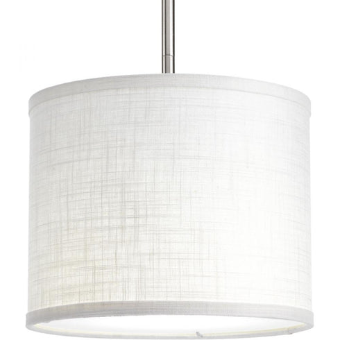 Progress Markor Collection 10 Inch Drum Shade for Use with Markor Pendant Kit in Summer Linen Finish Model: P8828-30
