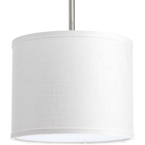 Progress Markor Collection 10 Inch Drum Shade for Use with Markor Pendant Kit in Summer Linen Finish Model: P8828-30