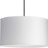 Progress Markor P500387 193 3 Light DRUM PENDANT in Black Parchment Finish Model: P500387-193