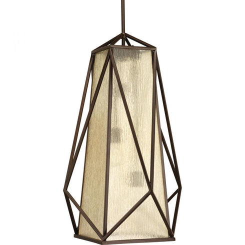 Progress Marque Collection Three Light Mini Pendant in Antique Bronze Finish Model: P3601-20