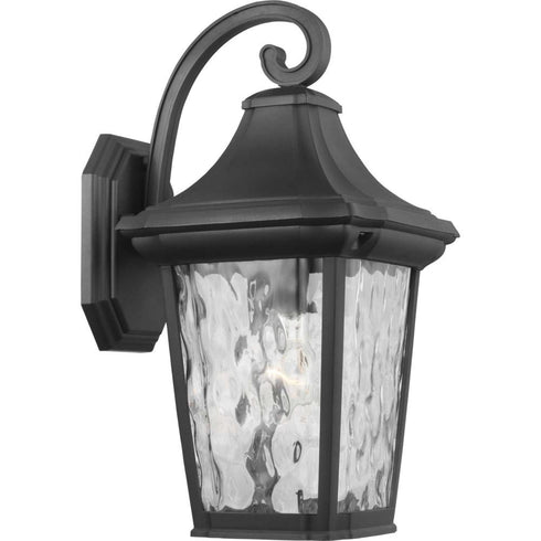 Progress Marquette P560172 031 1 75 Watt MED WALL LANTERN in Textured Black Finish Model: P560172-031