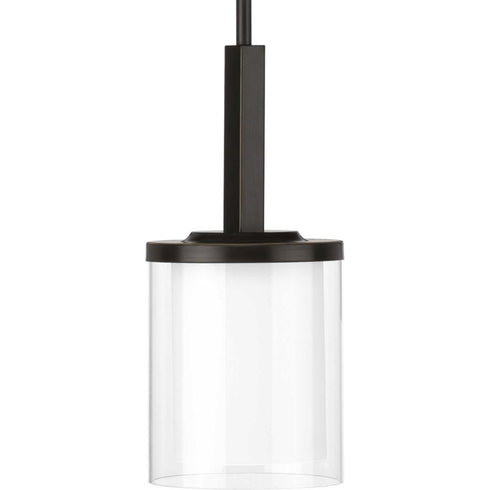 Progress Mast P500192 009 1 100 Watt MED MINI PENDANT in Brushed Nickel Finish Model: P500192-009