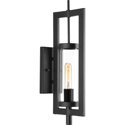 Progress McBee P560035 031 1 60 Watt MED WALL LANTERN in Textured Black Finish Model: P560035-031
