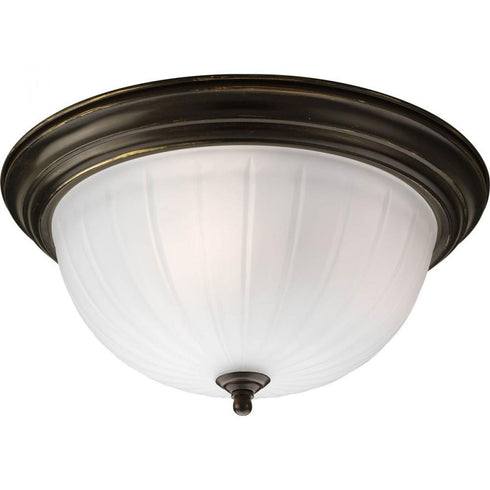 Progress Melon P3818 09 3 60 Watt MED CLSE TO CLG in Brushed Nickel Finish Model: P3818-09