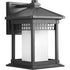 Progress Merit P6001 31 1 100 Watt MED WALL LANTERN in Textured Black Finish Model: P6001-31