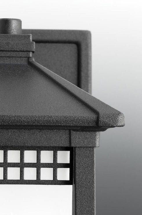 Progress Merit P6001 31 1 100 Watt MED WALL LANTERN in Textured Black Finish Model: P6001-31