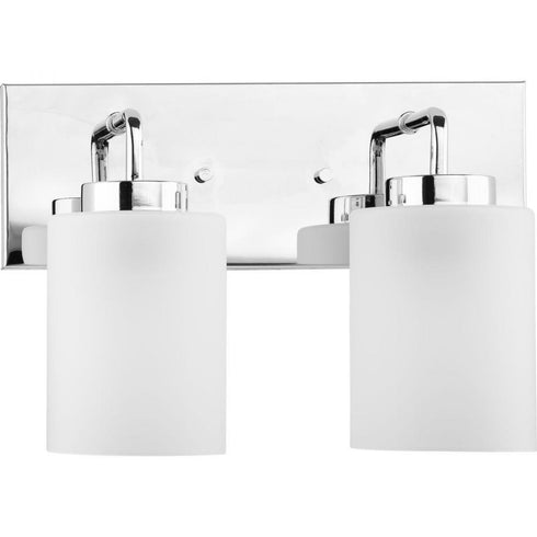 Progress Merry P300328 009 2 100 Watt MED BATH BRACKET in Brushed Nickel Finish Model: P300328-009