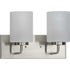 Progress Merry P300328 009 2 100 Watt MED BATH BRACKET in Brushed Nickel Finish Model: P300328-009