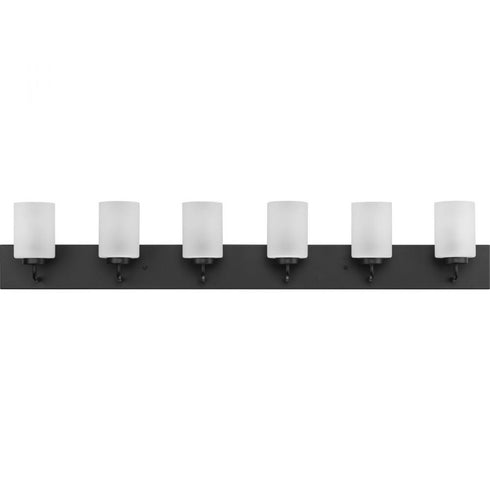 Progress Merry P300421 009 6 Light BATH in Brushed Nickel Finish Model: P300421-009