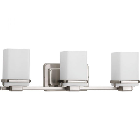 Progress Metric P2195 09 3 100 Watt MED BATH BRACKET in Brushed Nickel Finish Model: P2195-09