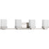 Progress Metric P2196 09 4 100 Watt MED BATH BRACKET in Brushed Nickel Finish Model: P2196-09