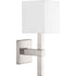 Progress Metro P710016 009 1 100 Watt CAND WALL SCONCE in Brushed Nickel Finish Model: P710016-009