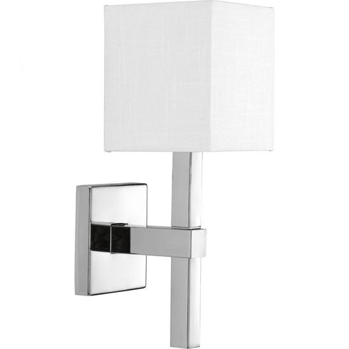 Progress Metro P710016 009 1 100 Watt CAND WALL SCONCE in Brushed Nickel Finish Model: P710016-009