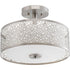 Progress Mingle LED P2320 0930K9 1 17 Watt LED FLUSH MOUNT in Brushed Nickel Finish Model: P2320-0930K9