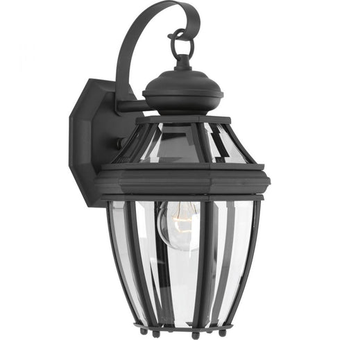 Progress New Haven P6610 31 1 100 Watt MED WALLLANTERN in Textured Black Finish Model: P6610-31