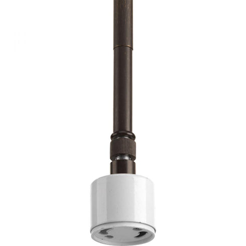 Progress One light CFL Stem Mounted Pendant for use with Markor Shades in Antique Bronze Finish Model: P5101-20