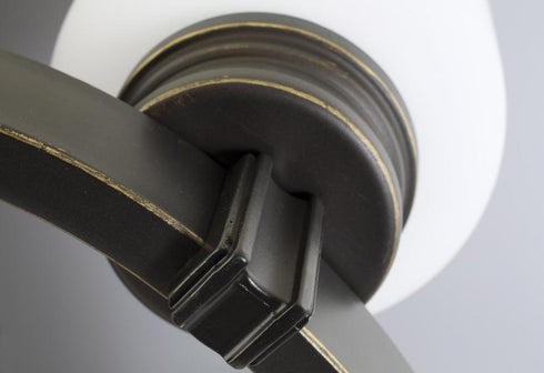 Progress Orbitz Collection Nine Light Two Tier Chandelier in Antique Bronze Finish Model: P4663-20