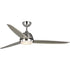 Progress Oriole P2592 0930K 60IN 3 BLADE FAN With LED LGT in Brushed Nickel Finish Model: P2592-0930K